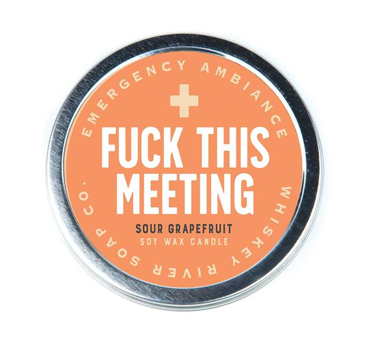 F This Meeting Candle Tin